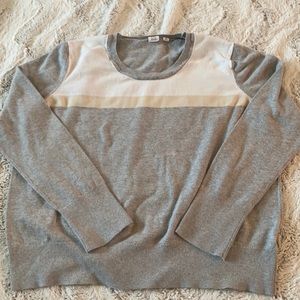Gap long sleeve sweater with top stripe
